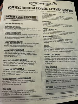 Menu photo 1 Godfrey’s Richmond, VA