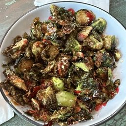 Peanut butter & jelly brussel sprouts