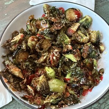 Clear Sky on Cleveland - Peanut butter & jelly brussel sprouts - New American Near Me - Clearwater, Florida