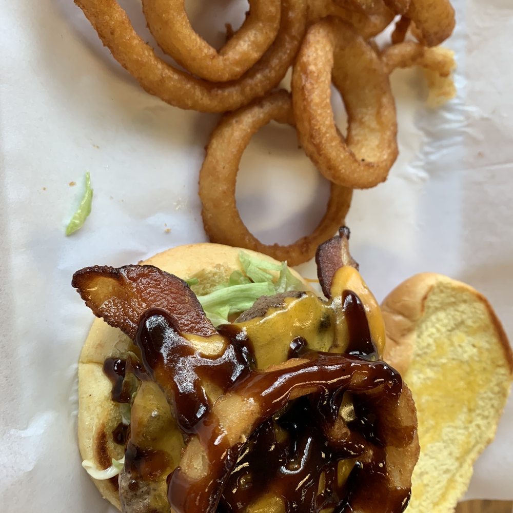Peg Leg - BBQ cheeseburger - Burgers Near Me - Russellville, Arkansas