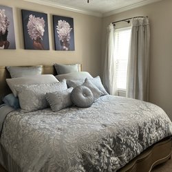 Oxford Cleaners - My freshly cleaned comforter. They removed all the snags and it looks brand new!