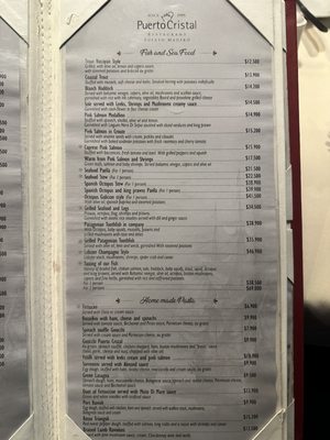 Menu photo 2 Puerto Cristal Buenos Aires, C