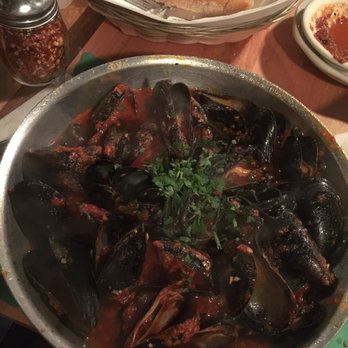 The Daily Catch - Mussels and marinara with black pasta - Italian Near Me - Boston, Massachusetts
