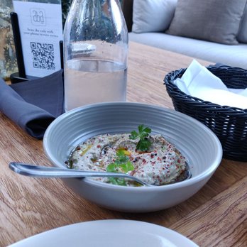 Aba - Eggplant dip - Mediterranean Near Me - Austin, Texas Aba - Eggplant dip - Mediterranean Near Me - Austin, Texas