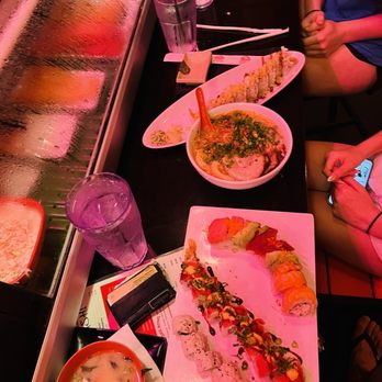 McGuire's Sushi - Miso Soup Philadelphia Roll Rainbow Roll Red Dragon Roll - Sushi Bars Near Me - Destin, Florida