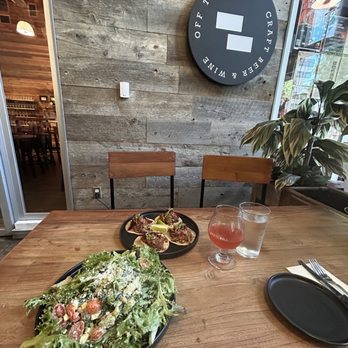 Off The Wall Craft Beer & Wine - Chop salad and adobo tacos - Venues & Event Spaces Near Me - Honolulu, Hawaii Off The Wall Craft Beer & Wine - Chop salad and adobo tacos - Venues & Event Spaces Near Me - Honolulu, Hawaii