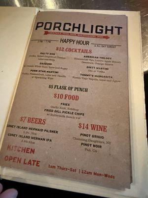 Menu photo 3 Porchlight New York, NY Menu photo 3 Porchlight New York, NY