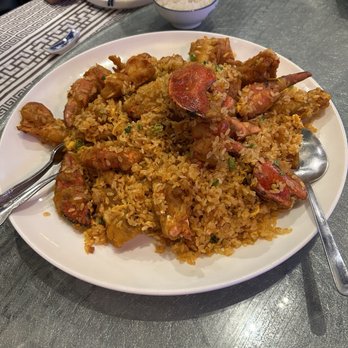 BK Seafood Market - 2 lobsters with sticky rice. This was $100+ - Cantonese Near Me - Brooklyn, New York