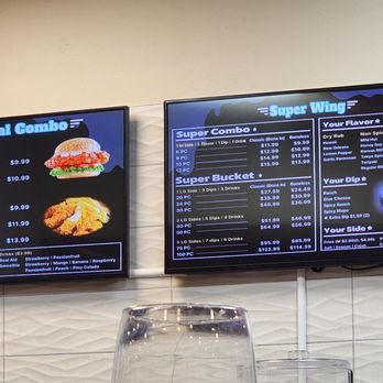 Super Wing - Menu - Fast Food Near Me - Prosper, Texas