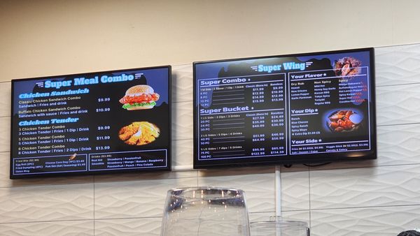 Menu photo 5 Super Wing Prosper, TX