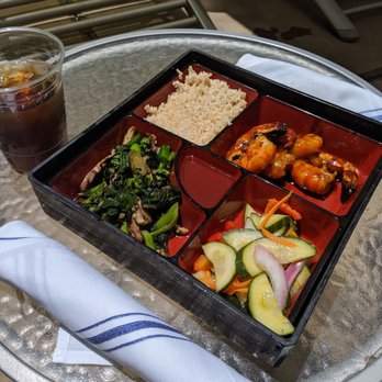 Elements - Grilled shrimp bento box $24 - New American Near Me - Paradise Valley, Arizona