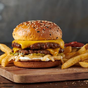 54th Street Restaurant & Drafthouse - a cheeseburger and fries - American Near Me - Euless, Texas 54th Street Restaurant & Drafthouse - a cheeseburger and fries - American Near Me - Euless, Texas