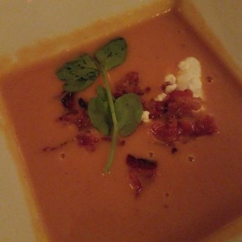 Evergreens Restaurant - Apple squash bisque - New American Near Me - Simsbury, Connecticut