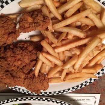 Black Bear Diner Gilroy - Chicken tenders. The meal comes w/ 4 strips and I only received 3. Not to mention it was more breading than chicken - Diners Near Me - Gilroy, California Black Bear Diner Gilroy - Chicken tenders. The meal comes w/ 4 strips and I only received 3. Not to mention it was more breading than chicken - Diners Near Me - Gilroy, California
