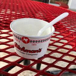 Richman's Ice Cream & Burger - Empty ice-cream cup