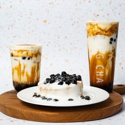 Feng Cha - Burleson - Dirty Boba & Sea Salt Pearl