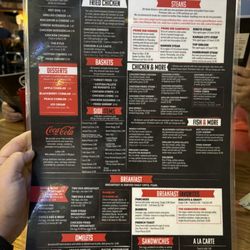 Adam's Bar & Grill - Menu
