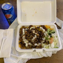 NY Gyro Lunch - Lamb and falafel combo