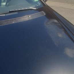 Before sun damage on the Hood