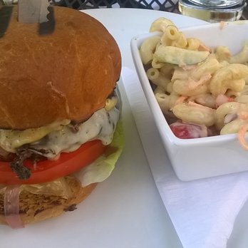 Bluebeard - Burger and Pasta Salad - very tasty! - New American Near Me - Indianapolis, Indiana Bluebeard - Burger and Pasta Salad - very tasty! - New American Near Me - Indianapolis, Indiana
