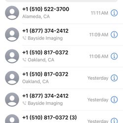 Bayside Imaging - Call back and left voicemail.