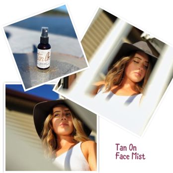 Tan On - Tan on face mist ~gives a Sunkissed glow- no need to wear makeup! Natural Organic Ingredients, keeps skin hydrated, doesn't clog pores! - Spray Tanning Near Me Tan On - Tan on face mist ~gives a Sunkissed glow- no need to wear makeup! Natural Organic Ingredients, keeps skin hydrated, doesn't clog pores! - Spray Tanning Near Me