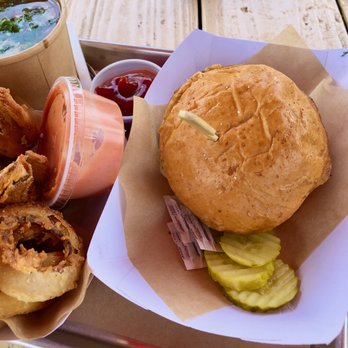 The Bistro Box - Burger comes only with couple of pickle slices... - American Near Me - Great Barrington, Massachusetts The Bistro Box - Burger comes only with couple of pickle slices... - American Near Me - Great Barrington, Massachusetts