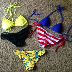 Ventura Swimwear - I came in on July 3rd to find a red, white, and blue suit. I was also able to refurbish 4 older suits.