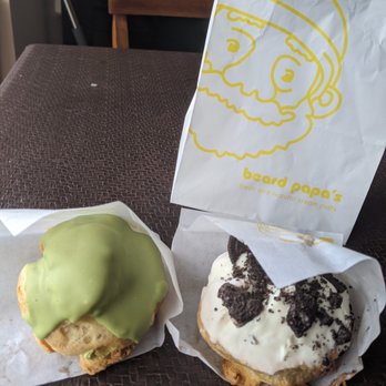 Beard Papa's - Sugar Land - Green Tea and Oreo shell - Bakeries Near Me - Sugar Land, Texas Beard Papa's - Sugar Land - Green Tea and Oreo shell - Bakeries Near Me - Sugar Land, Texas