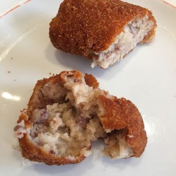 Tapisco - Inside of jamon croquette. - Tapas Bars Near Me - Lisbon, 11 Tapisco - Inside of jamon croquette. - Tapas Bars Near Me - Lisbon, 11