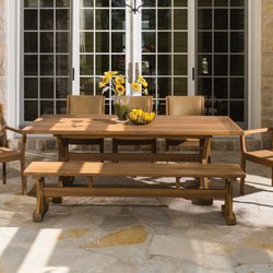 Harris Family Furniture - Lloyd Flanders teak dining set!