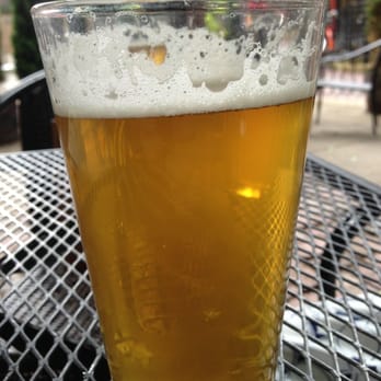 Aster Cafe - This is how "full" my beer was when it finally arrived to our table. - New American Near Me - Minneapolis, Minnesota