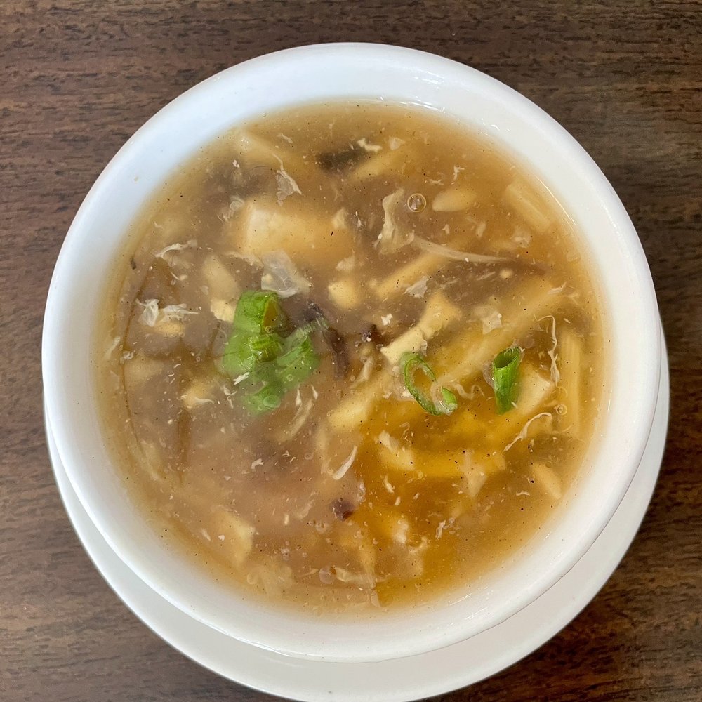 Lock Chun - Hot And Sour Soup, complimentary with lunch - Chinese Near Me - Santa Clara, California