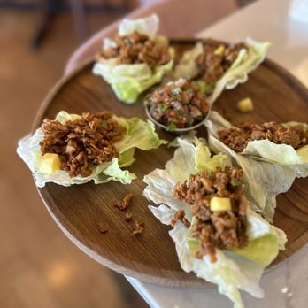 Enchant - Pork lettuce wrap @waitfoodfirst - Asian Fusion Near Me - Los Angeles, California