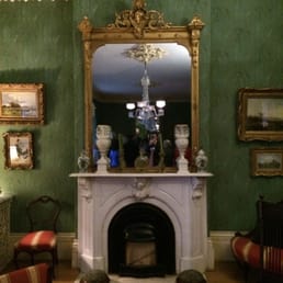 One of the fireplaces inside the Spadina House. One of the fireplaces inside the Spadina House.