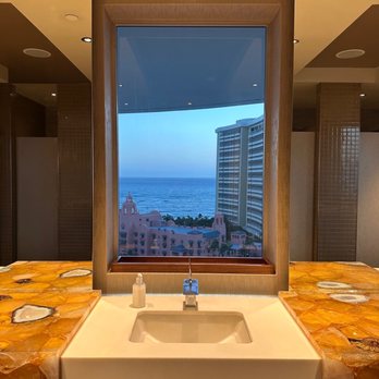 SKY Waikiki - View from the women's bathroom - Seafood Near Me - Honolulu, Hawaii SKY Waikiki - View from the women's bathroom - Seafood Near Me - Honolulu, Hawaii