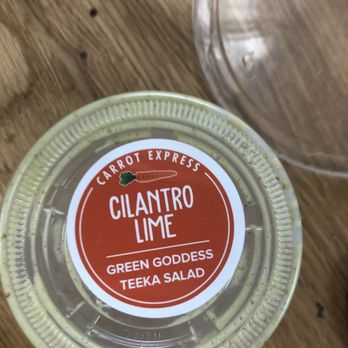 Carrot Express - Cilantro lime sauce - Juice Bars & Smoothies Near Me - Miami Beach, Florida