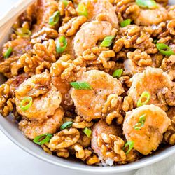 Pearl Asian Cuisine - Honey walnut shrimp
