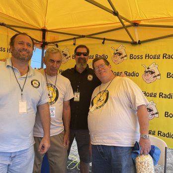 Boss Hogg Radio - L/r John,Sal, Fester & Tater great looking group of guys. Broadcasting live - Radio Stations Near Me - Winter Haven, Florida Boss Hogg Radio - L/r John,Sal, Fester & Tater great looking group of guys. Broadcasting live - Radio Stations Near Me - Winter Haven, Florida