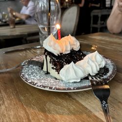 Ivy on the Square - Birthday dessert