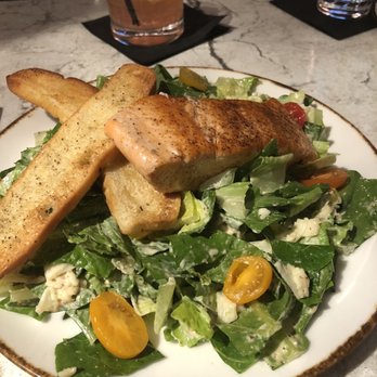 The Habitat - Salmon on the Caesar salad - Bars Near Me - Omaha, Nebraska