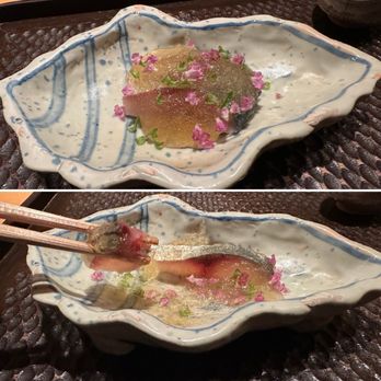Hayato - Cured mackerel with Tosa Zu jelly - Japanese Near Me - Los Angeles, California