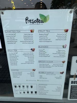 Menu photo 2 Presotea Manhattan Beach Manhattan Beach, CA Menu photo 2 Presotea Manhattan Beach Manhattan Beach, CA