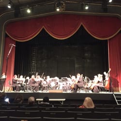 Falk Theatre - The Performance Stage. Nice Drapes