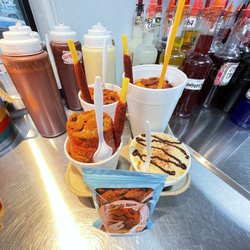 Texas Shaved Ice Express - Lucas Bombs ,/ ELOTES , Tamarindo Candy Bites