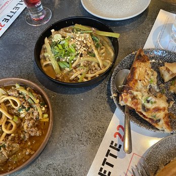 Palette 22 - Dan Dan Noodles -- kind of spicy but very flavorful. - Bars Near Me - Arlington, Virginia Palette 22 - Dan Dan Noodles -- kind of spicy but very flavorful. - Bars Near Me - Arlington, Virginia