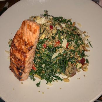 Nick's San Clemente - Kale and quinoa salad with Salmon - American Near Me - San Clemente, California