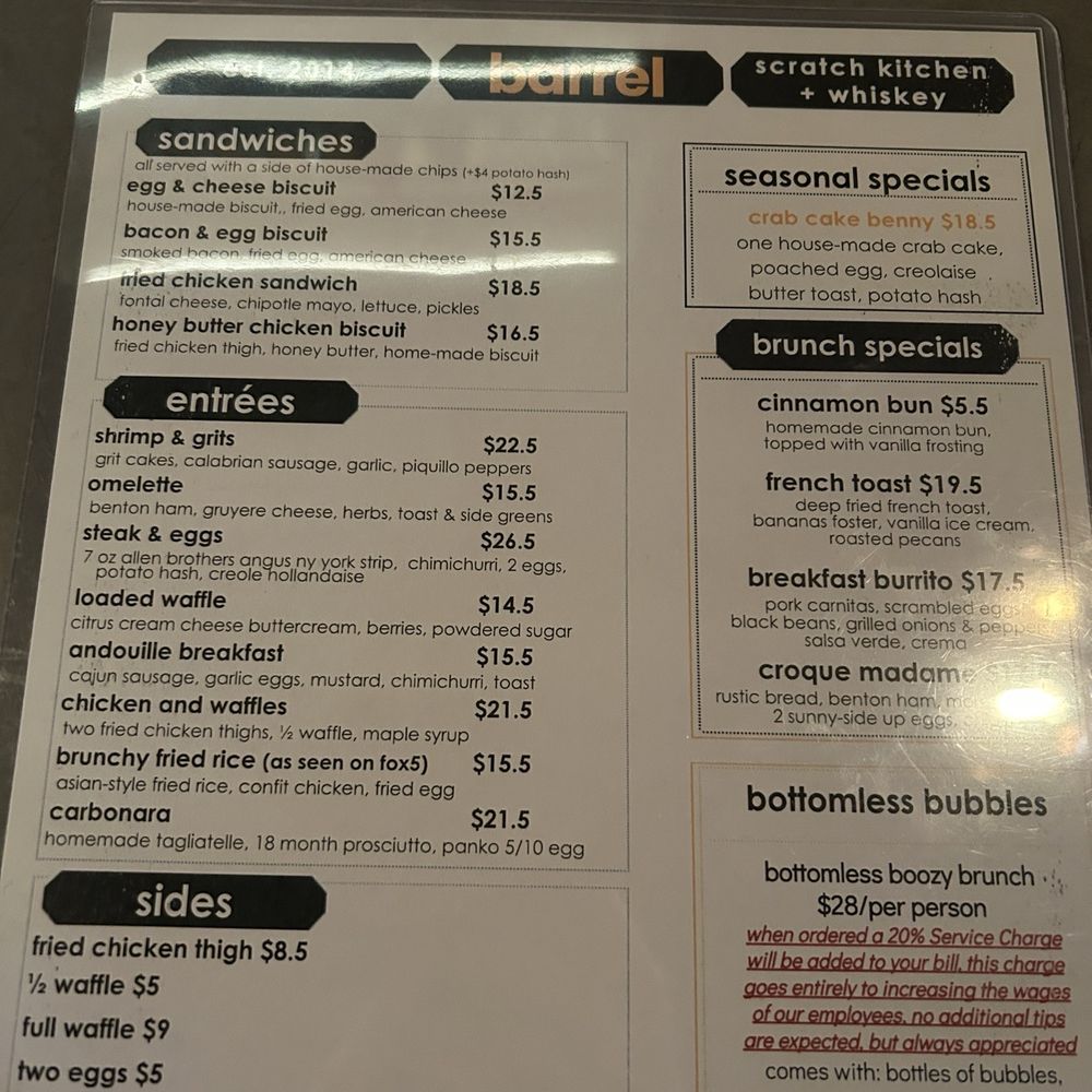 Barrel - New American Near Me - Washington, DC, District of Columbia