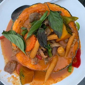 Andaman Thai - Pumpkin Curry with Beef - Thai Near Me - San Ramon, California