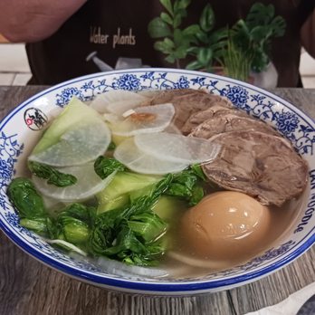 LAN Noodle - Signature Lan noodle with daikon radish, bok choy and tea egg - Chinese Near Me - Arcadia, California LAN Noodle - Signature Lan noodle with daikon radish, bok choy and tea egg - Chinese Near Me - Arcadia, California